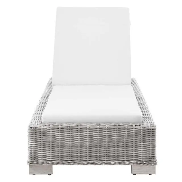 Alt view image 6 of 7 - Conway Outdoor Patio Wicker Rattan Chaise Lounge