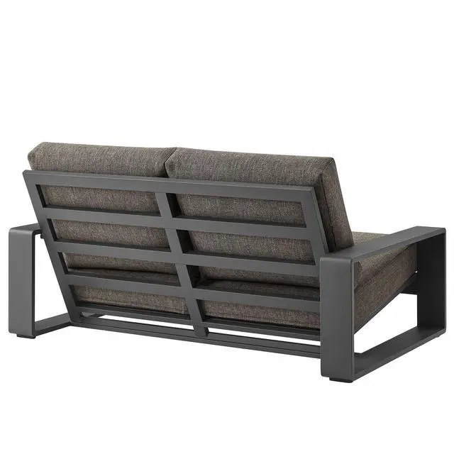 Alt view image 5 of 7 - Lirienne Outdoor Patio Aluminum Loveseat Collection