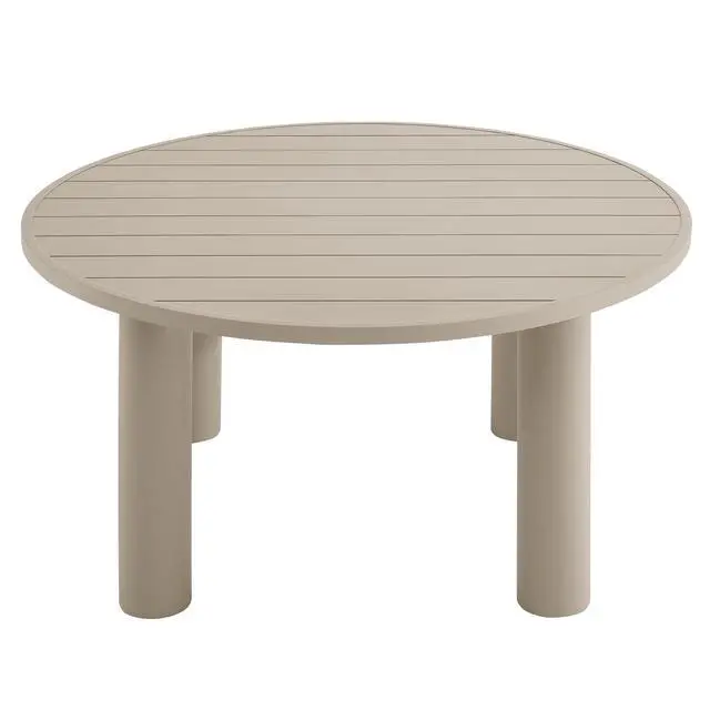 Alt view image 6 of 7 - Nautica 5-Piece Round Outdoor Patio Aluminum Dining Table and Chairs Set