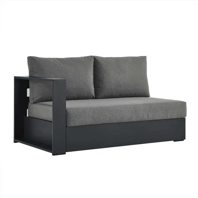 Main image of Tahoe Outdoor Patio Powder-Coated Aluminum Modular Left-Facing Loveseat by Modway