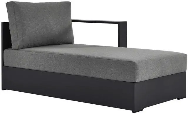 Main image of Tahoe Outdoor Patio Powder-Coated Aluminum Modular Right-Facing Chaise Lounge by Modway