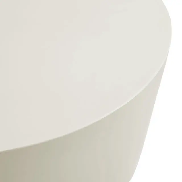 Alt view image 6 of 7 - Brion Round Indoor - Outdoor Patio Concrete Coffee Table