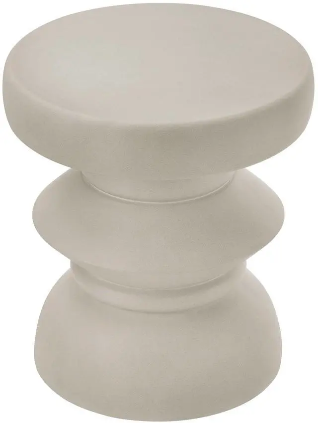 Alt view image 4 of 7 - Terza Indoor - Outdoor Patio Concrete Side Table