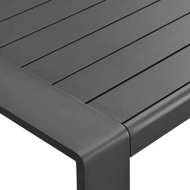 Alt view image 7 of 7 - Lirienne Outdoor Patio Aluminum Coffee Table by Modway ? Stylish Outdoor Centerpiece