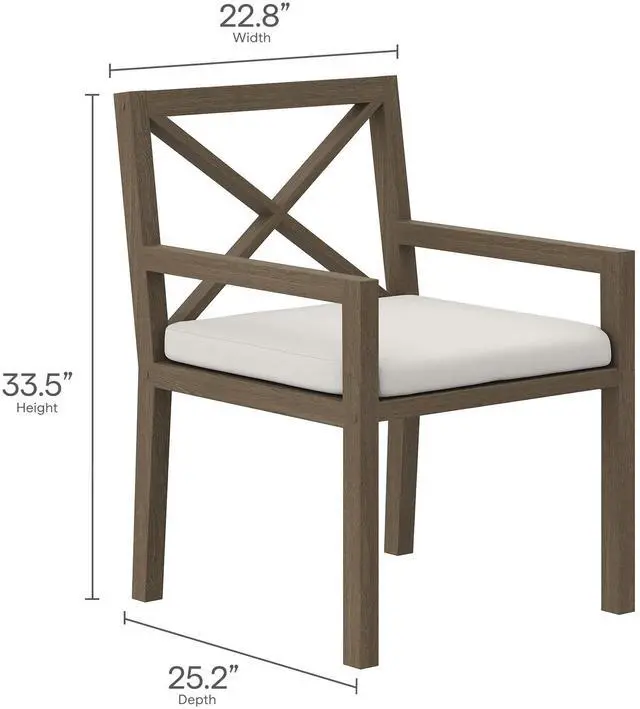 Alt view image 3 of 7 - Northlake 7-Piece Outdoor Patio Teak Wood Dining Set by Modway