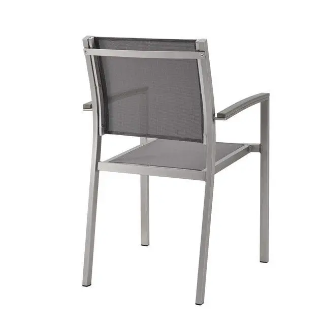 Alt view image 5 of 7 - Shore Dining Chair Outdoor Patio Aluminum Set of 2