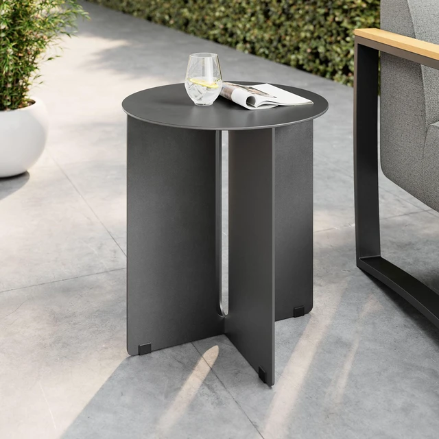 Alt view image 6 of 7 - Tecton Outdoor Patio Aluminum Side Table by Modway