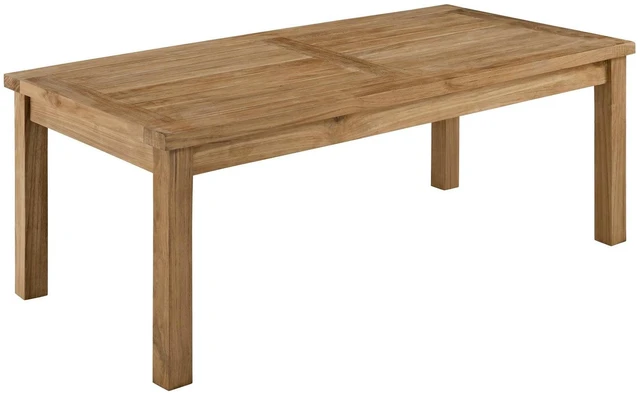 Alt view image 12 of 13 - Marina 4 Piece Outdoor Patio Teak Set - Natural Gray