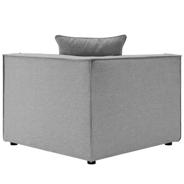Alt view image 10 of 13 - Saybrook Outdoor Patio Upholstered 3-Piece Sectional Sofa White