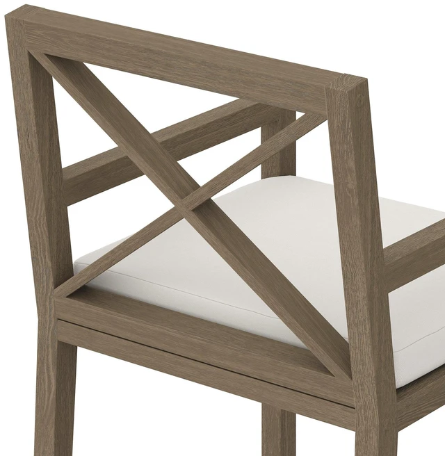Alt view image 7 of 7 - Northlake Outdoor Patio Teak Dining Armchair by Modway