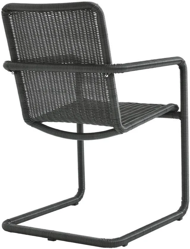 Alt view image 6 of 7 - Abacus Outdoor Patio Wicker Dining Chairs Set of 2