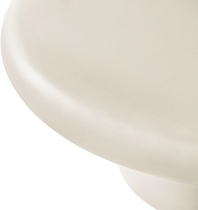 Alt view image 5 of 7 - Argos and Alora Indoor - Outdoor Patio Concrete Round Coffee Table
