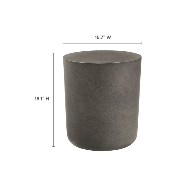 Alt view image 2 of 7 - Brion Indoor - Outdoor Patio Concrete 5 Piece Dining Table Set by Modway