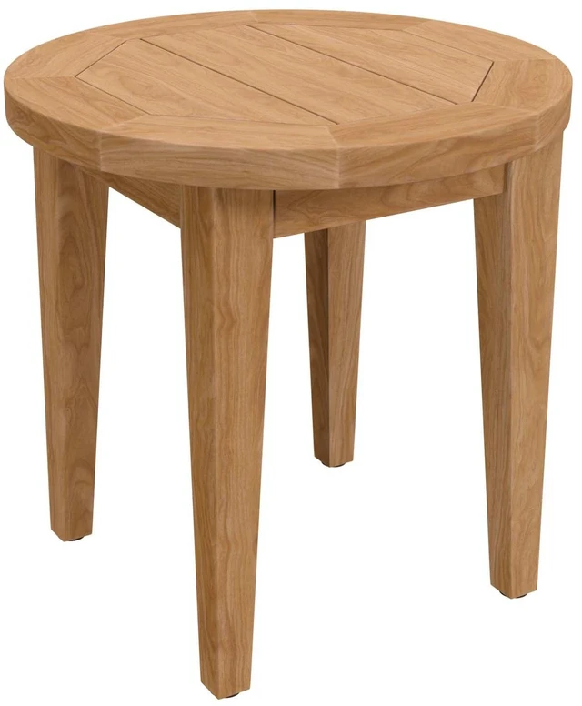 Alt view image 7 of 13 - Brisbane Teak Wood Outdoor Patio Side Table