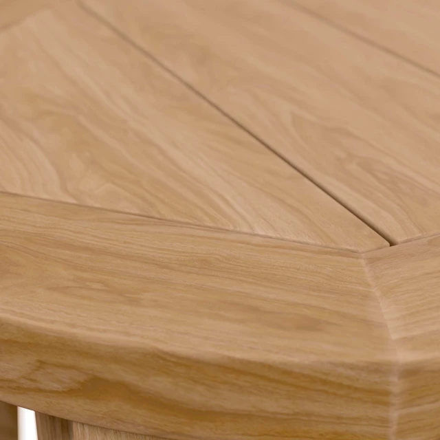Alt view image 11 of 13 - Brisbane Teak Wood Outdoor Patio Side Table