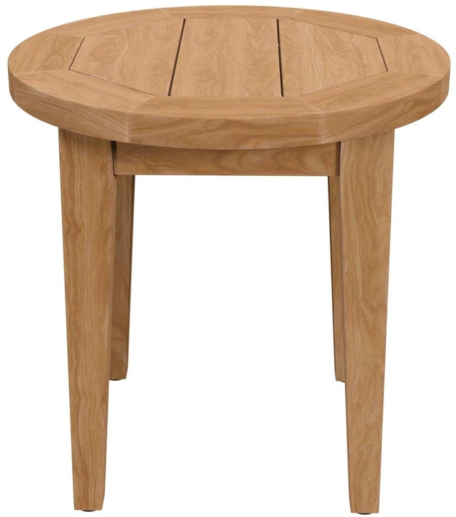 Alt view image 9 of 13 - Brisbane Teak Wood Outdoor Patio Side Table