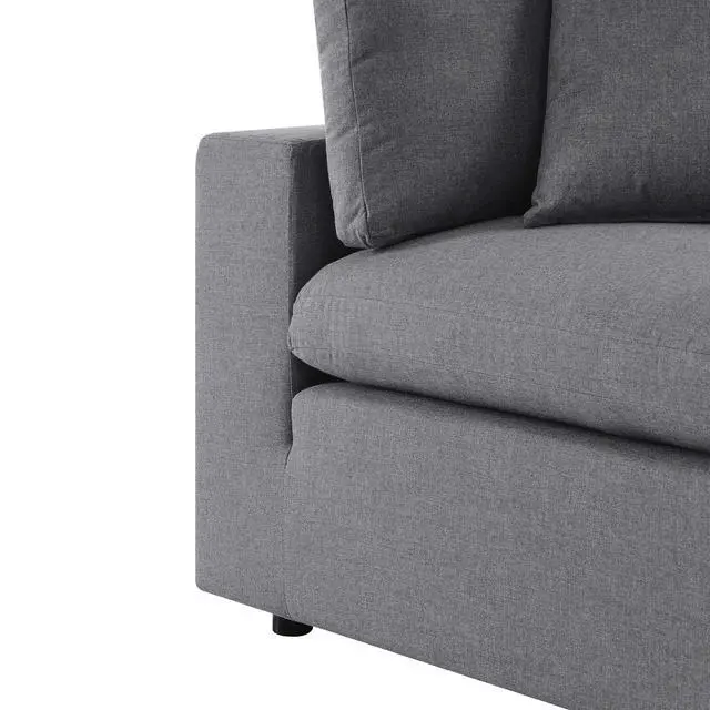 Alt view image 2 of 7 - Commix Overstuffed Outdoor Patio Corner Chair