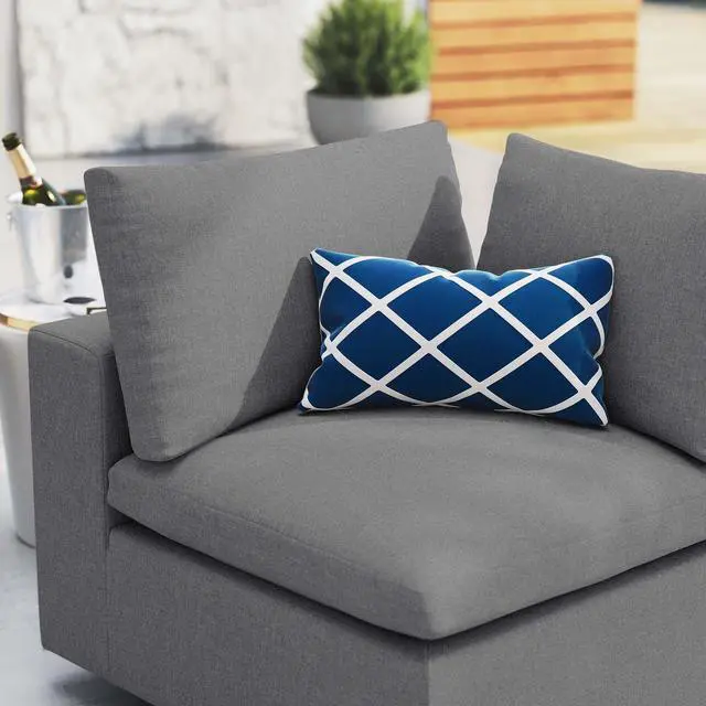 Alt view image 6 of 7 - Commix Overstuffed Outdoor Patio Corner Chair
