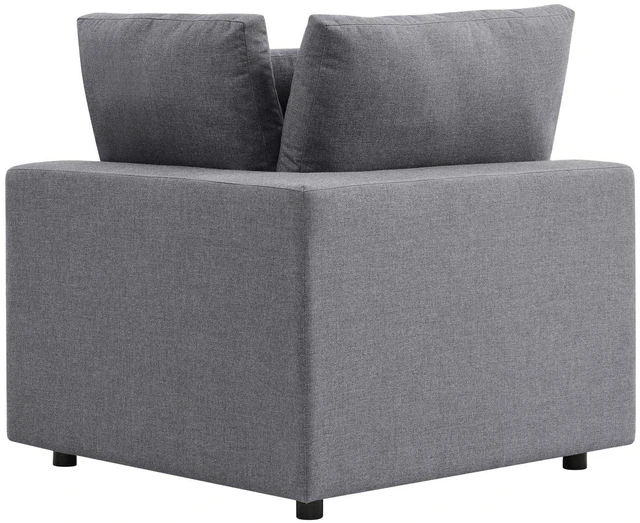 Alt view image 4 of 7 - Commix Overstuffed Outdoor Patio Corner Chair
