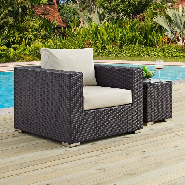 Alt view image 4 of 6 - Convene Outdoor Patio Armchair by Modway