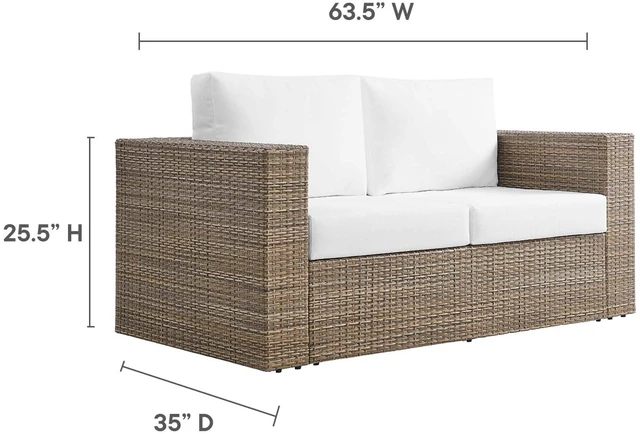 Alt view image 3 of 7 - Convene Outdoor Patio Loveseat