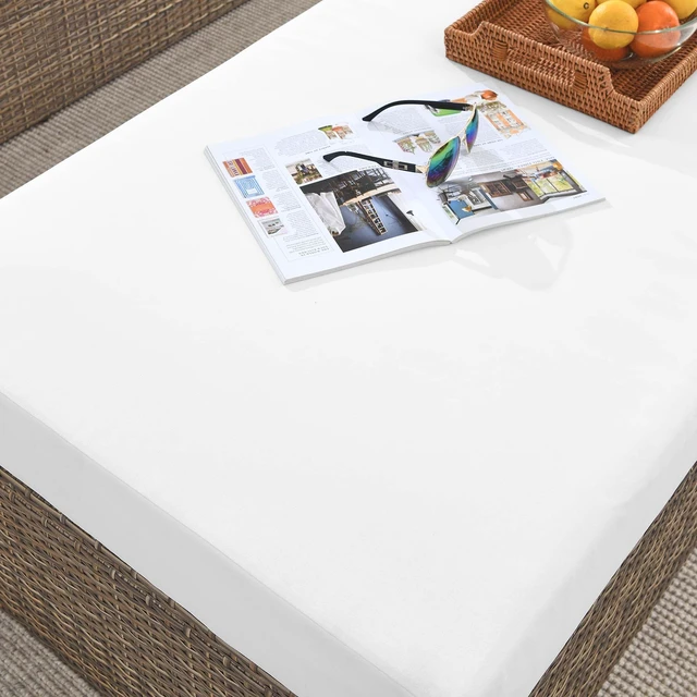 Alt view image 7 of 7 - Convene Outdoor Patio Rectangle Ottoman