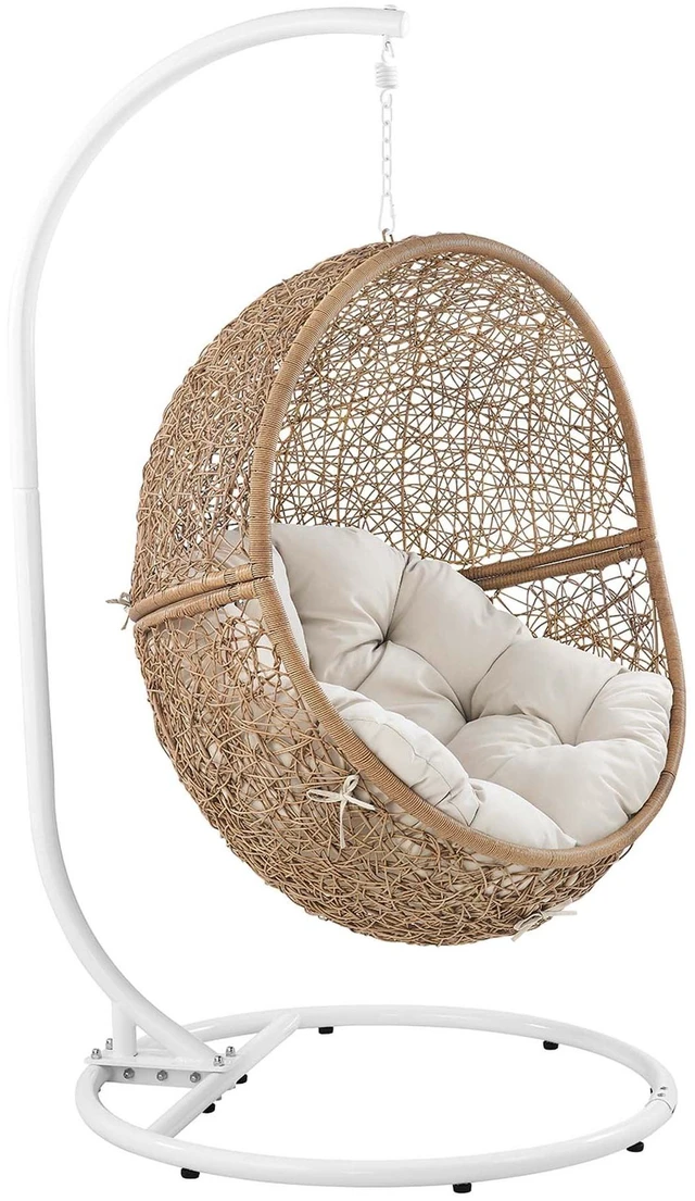 Main image of Encase Outdoor Patio Rattan Swing Chair by Modway