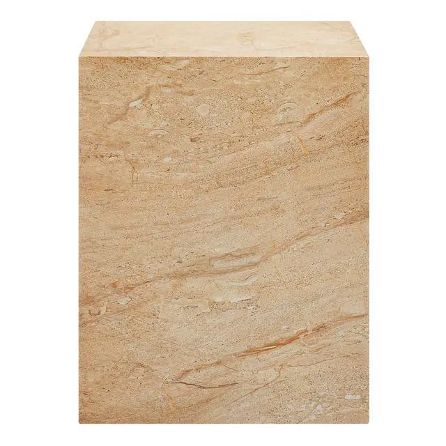 Alt view image 5 of 7 - Jordana Square Plinth Indoor - Outdoor Patio Concrete Side Table