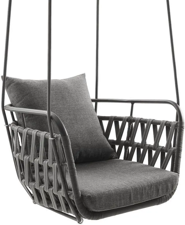 Main image of Kaliah Outdoor Patio Aluminum Swing Chair by Modway
