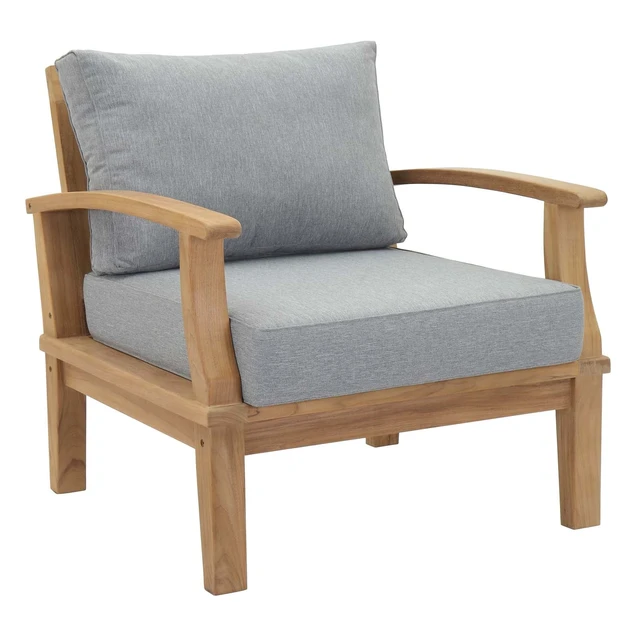 Alt view image 2 of 7 - Marina 10 Piece Outdoor Patio Teak Set by Modway