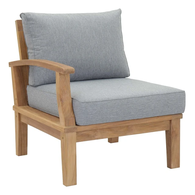 Alt view image 4 of 7 - Marina 9 Piece Outdoor Patio Teak Set by Modway