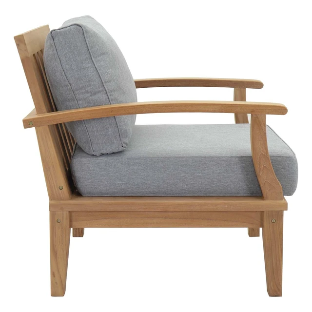 Alt view image 7 of 7 - Marina 9 Piece Outdoor Patio Teak Set by Modway