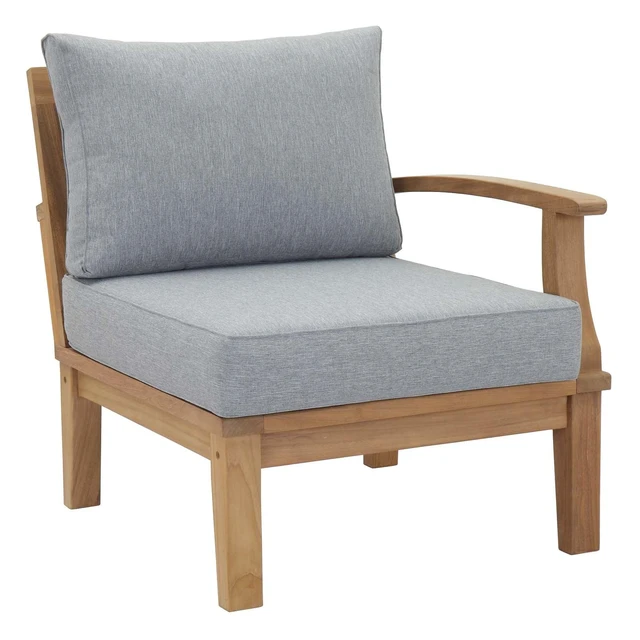 Alt view image 5 of 7 - Marina 9 Piece Outdoor Patio Teak Set by Modway