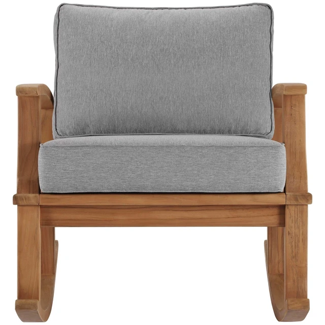 Alt view image 4 of 7 - Marina Outdoor Patio Teak Rocking Chair by Modway