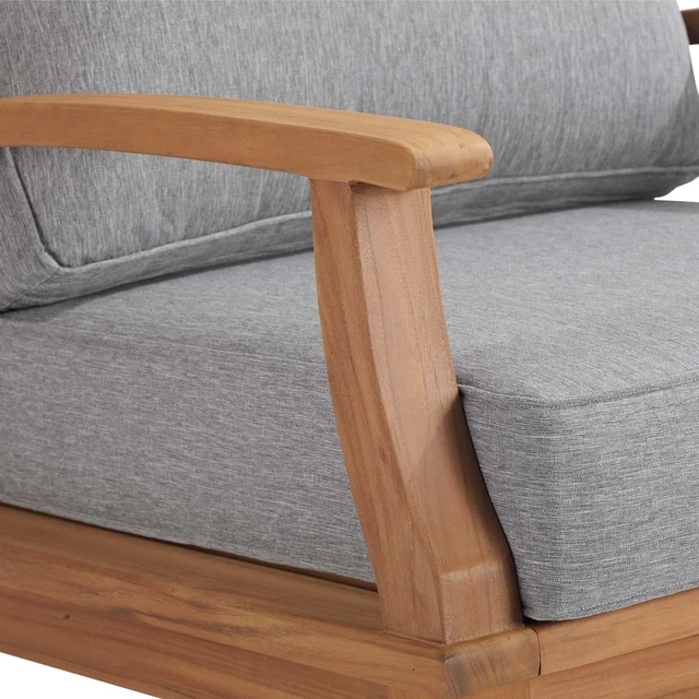 Alt view image 5 of 7 - Marina Outdoor Patio Teak Rocking Chair by Modway