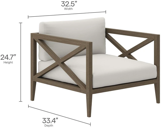 Alt view image 3 of 7 - Northlake 5-Piece Outdoor Patio Teak Wood Furniture Set by Modway