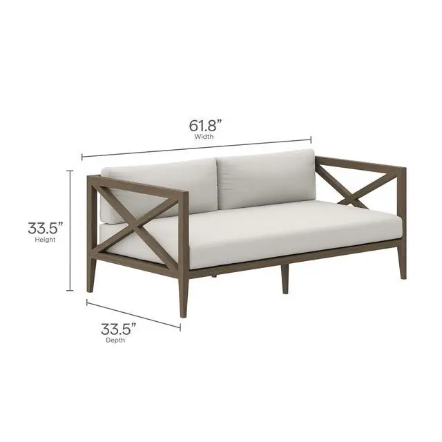 Alt view image 4 of 7 - Northlake 5-Piece Outdoor Patio Teak Wood Furniture Set by Modway
