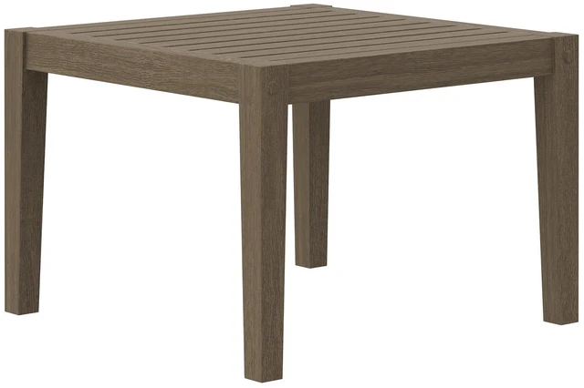 Main image of Northlake Square Outdoor Patio Teak Side Table
