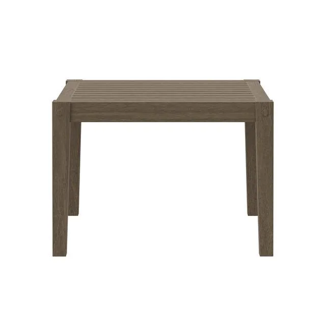 Alt view image 4 of 7 - Northlake Square Outdoor Patio Teak Side Table