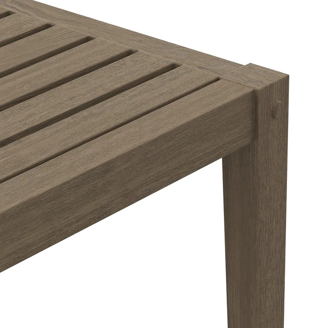 Alt view image 6 of 7 - Northlake Square Outdoor Patio Teak Side Table