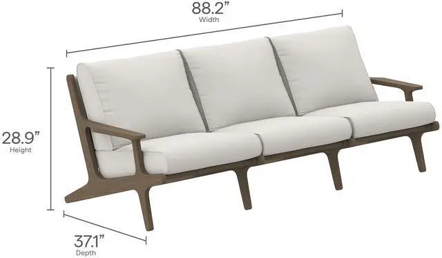 Alt view image 6 of 7 - Saratoga 4-Piece Outdoor Patio Teak Wood Furniture Set by Modway