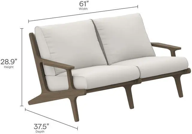 Alt view image 5 of 7 - Saratoga 5-Piece Outdoor Patio Teak Wood Furniture Set by Modway