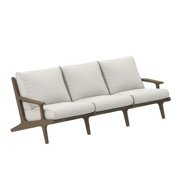 Main image of Saratoga Outdoor Patio Teak Sofa by Modway