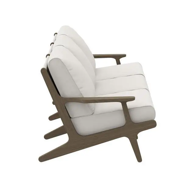 Alt view image 4 of 7 - Saratoga Outdoor Patio Teak Sofa by Modway