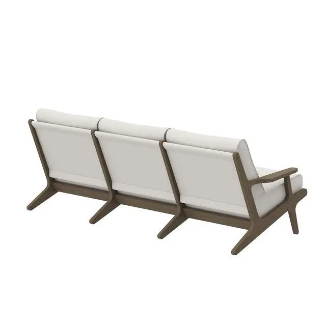 Alt view image 5 of 7 - Saratoga Outdoor Patio Teak Sofa by Modway