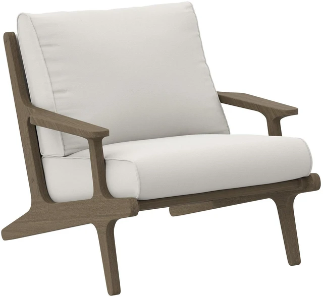 Main image of Saratoga Outdoor Patio Teak Wood Armchair by Modway