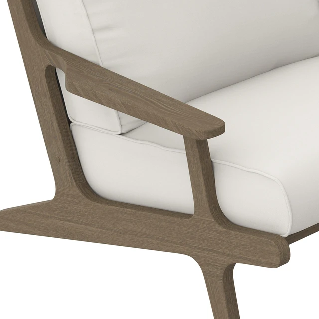 Alt view image 7 of 7 - Saratoga Outdoor Patio Teak Wood Armchair by Modway