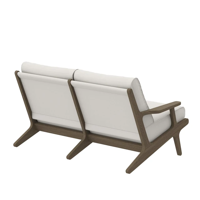 Alt view image 5 of 7 - Saratoga Outdoor Patio Teak Wood Loveseat by Modway