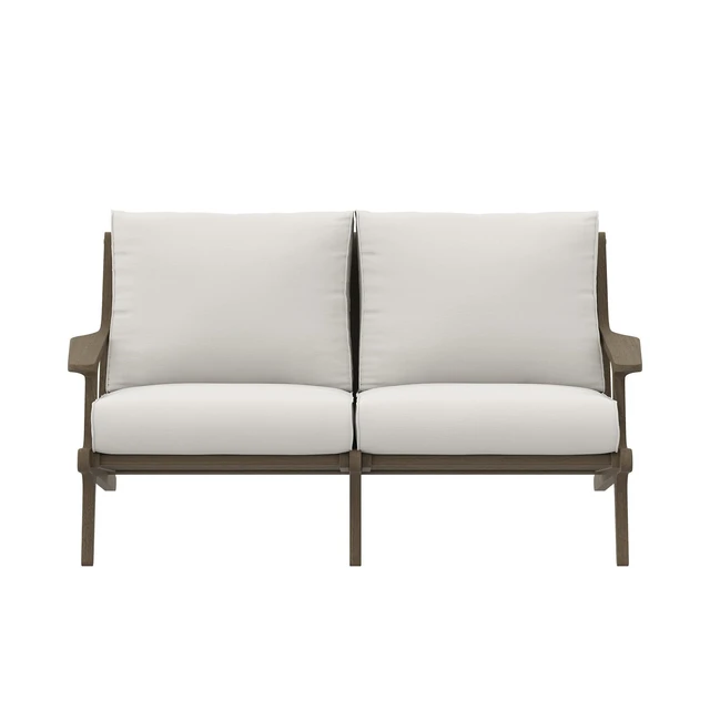 Alt view image 6 of 7 - Saratoga Outdoor Patio Teak Wood Loveseat by Modway