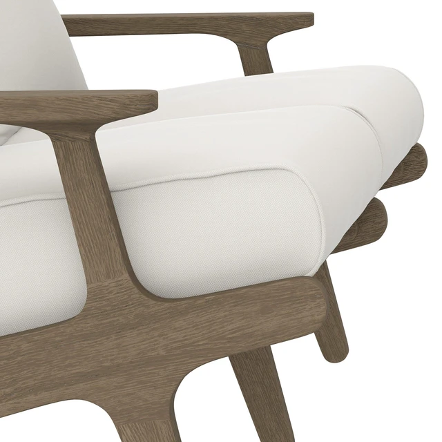 Alt view image 7 of 7 - Saratoga Outdoor Patio Teak Wood Loveseat by Modway